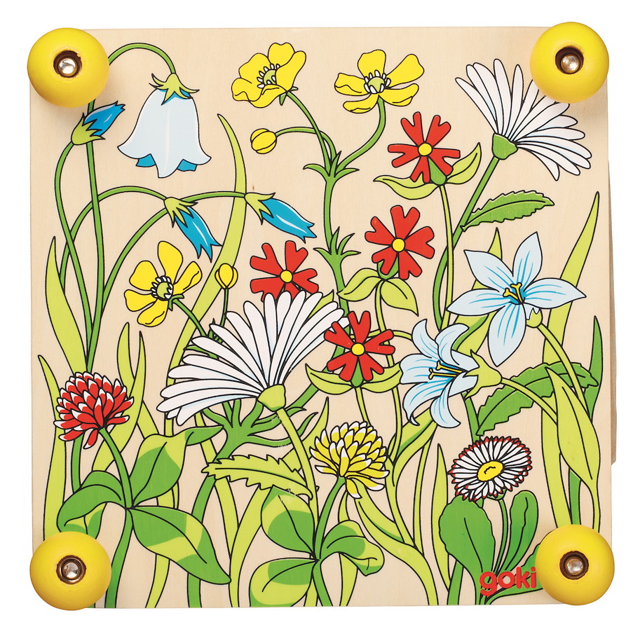 Blumenpresse Frühlingswiese