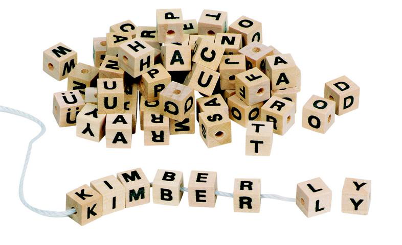 Buchstabenwürfel