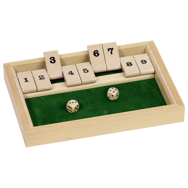 Würfelspiel Shut the box