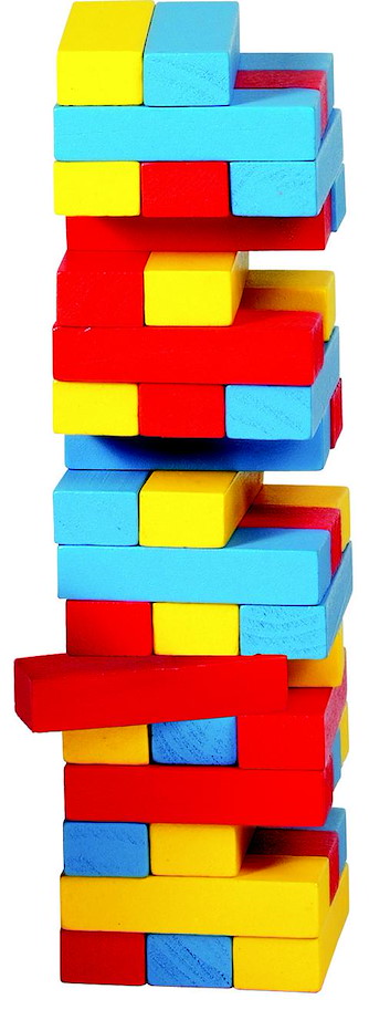 Geschicklichkeitsspiel Wackelturm