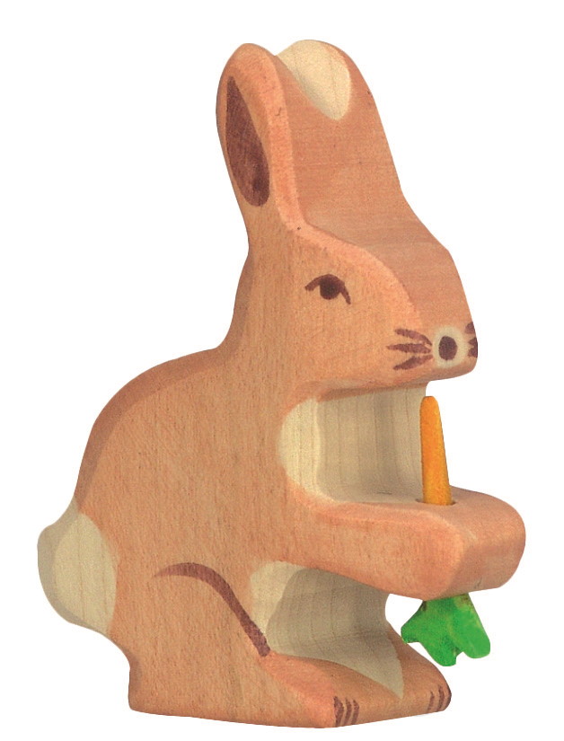 Hase mit Karotte