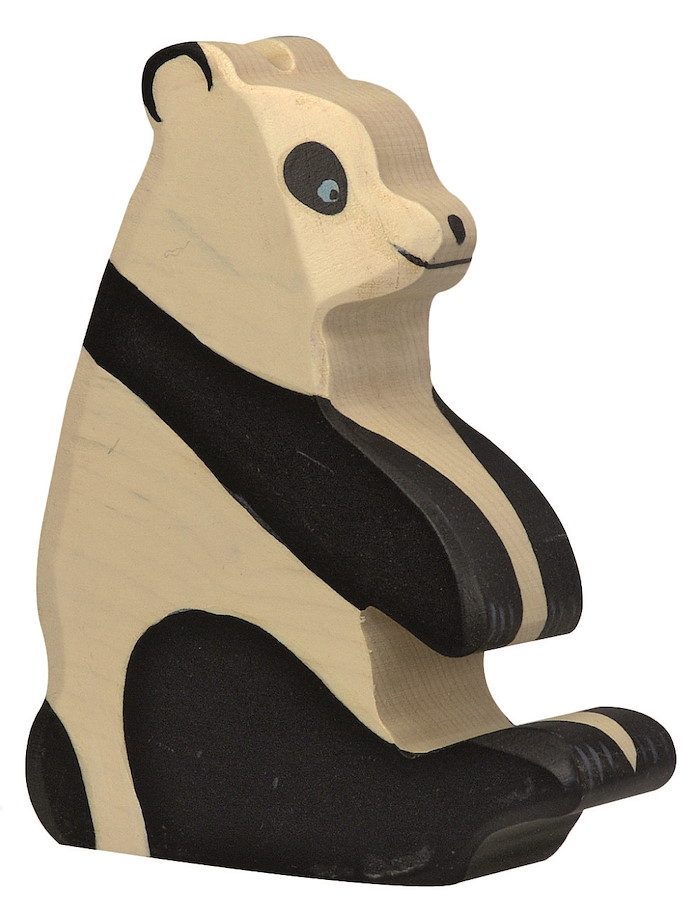 Pandabär, sitzend