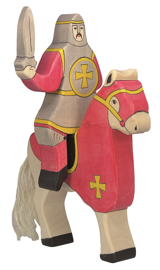 Roter Ritter, reitend (ohne Pferd)