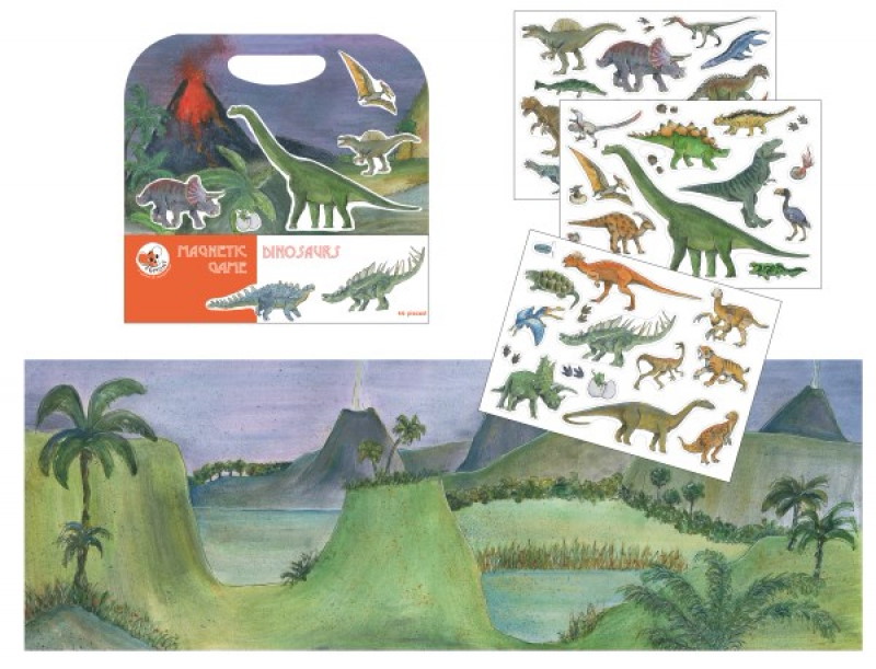 Magnetspiel Dinosaurier