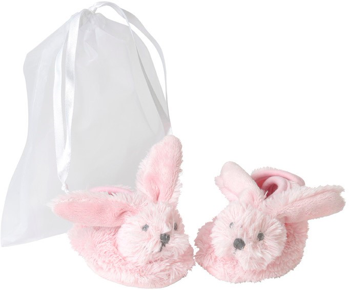 Pink Hase Richie Slippers in organza bag