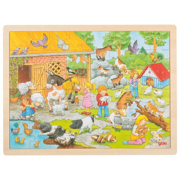 Einlegepuzzle Streichelzoo