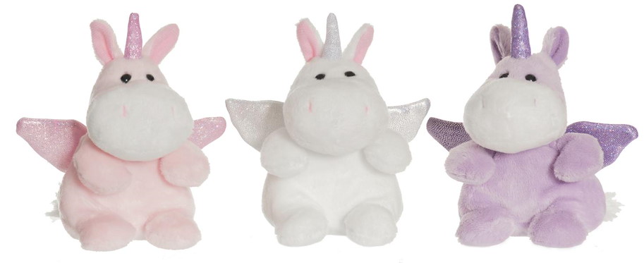 Plüsch Beanies Einhorn Fantasie 20 Stk. assortiert