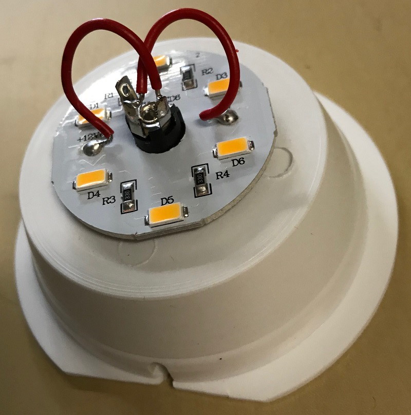 LED Modul 12V/1.5W + Einsatz
