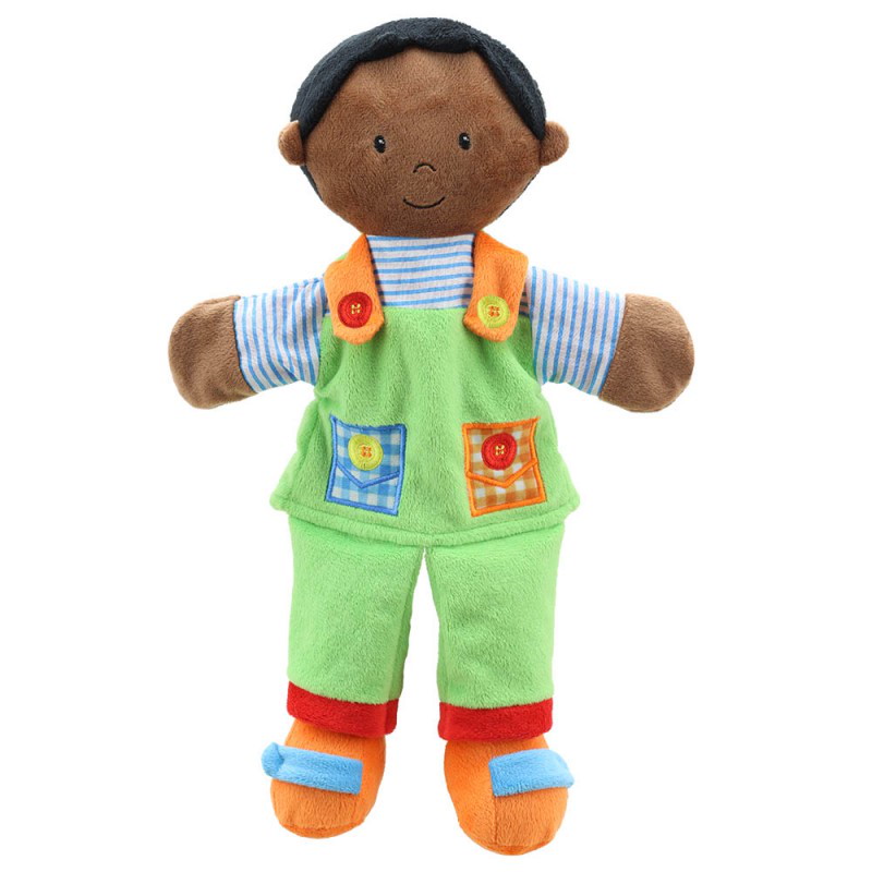 Handpuppe Story Tellers Junge dunkel 38 cm