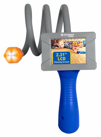 BRESSER JUNIOR Entdecker-Fernrohr mit Endoskop-Kamera