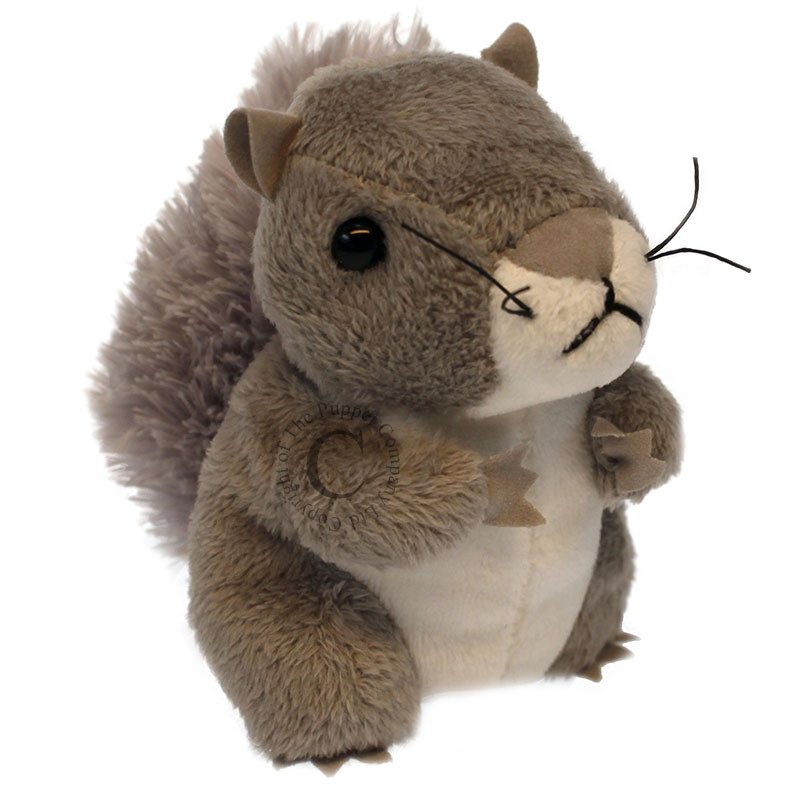 Finger Puppets Squirrel (Grey)