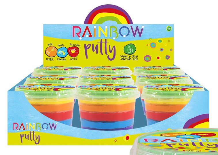 Rainbow Putty Knete