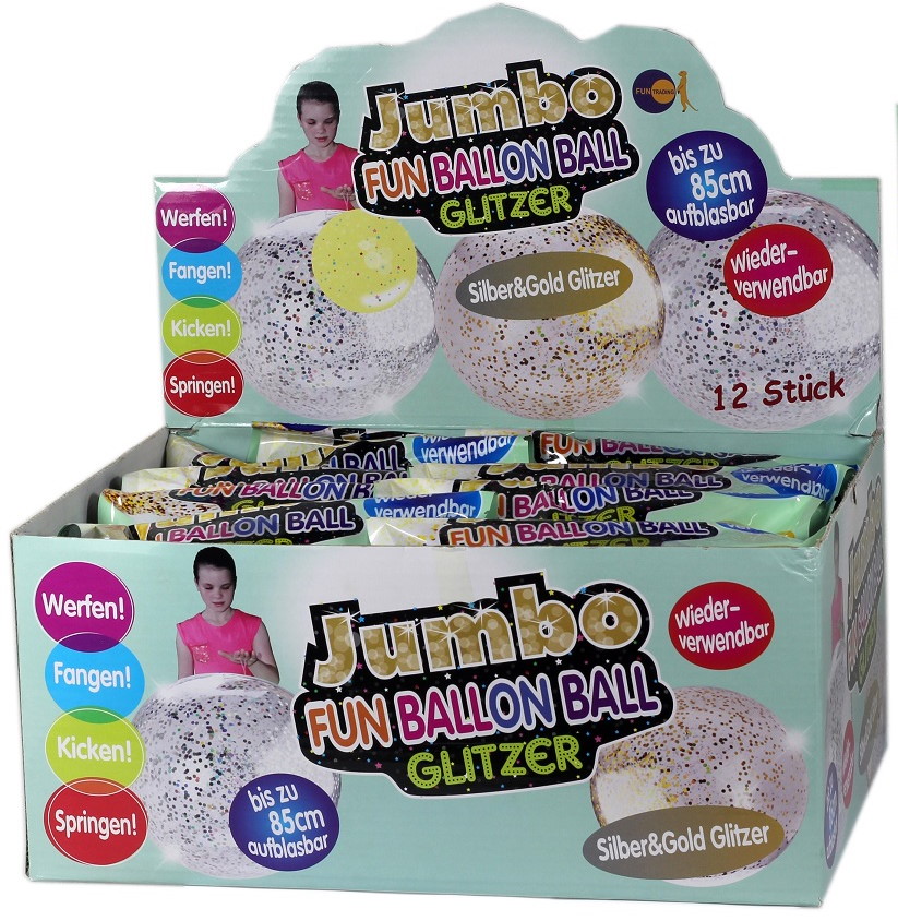 Fun Ballon Ball Glitzer