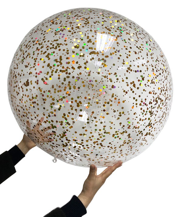 Fun Ballon Ball Glitzer