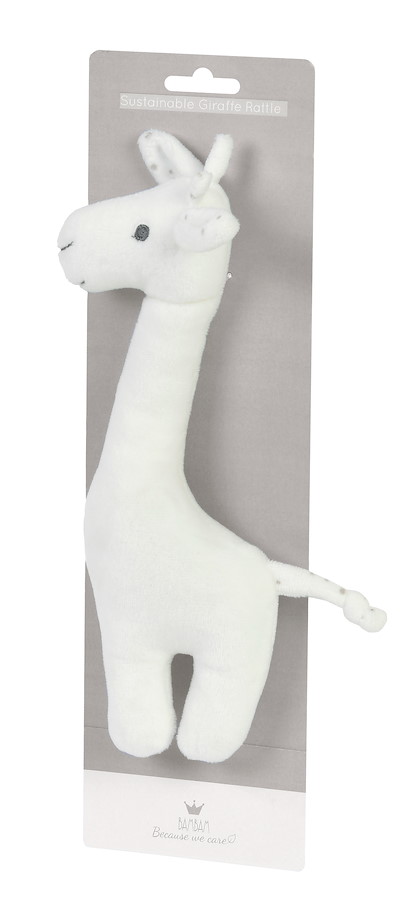 Rassel Giraffe weiss gepunktet