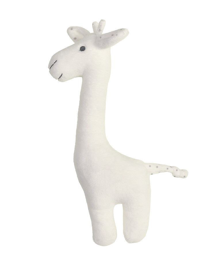 Rassel Giraffe weiss gepunktet