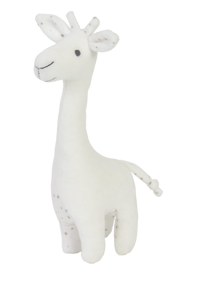 Schmusetier Giraffe weiss gepunktet