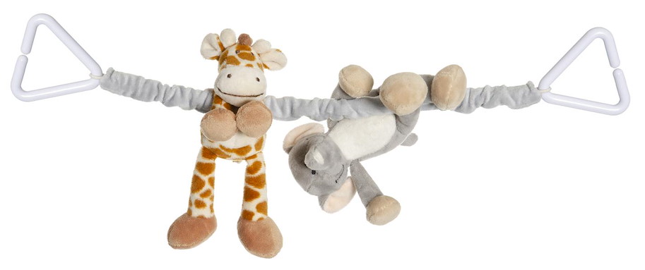 Diinglisar Wild, Pram Hanger, Elephant & Giraffe