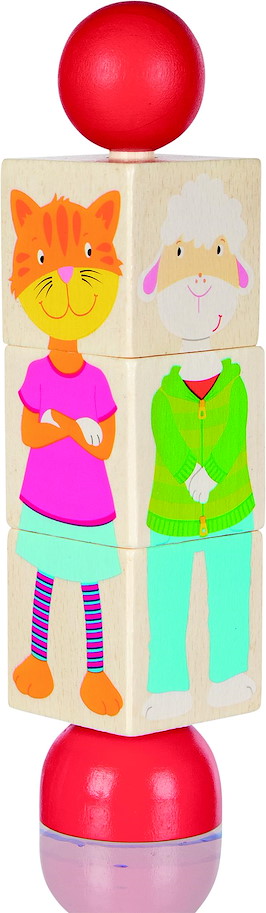 Drehpuzzle Tiere, 6er Set