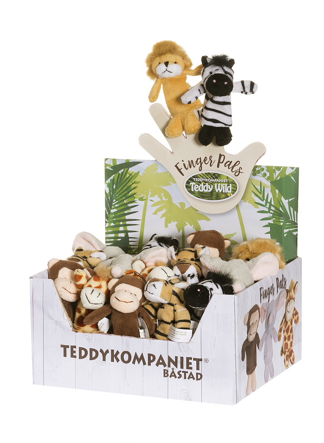 Fingerpuppets, Wild, 6 diff.*
