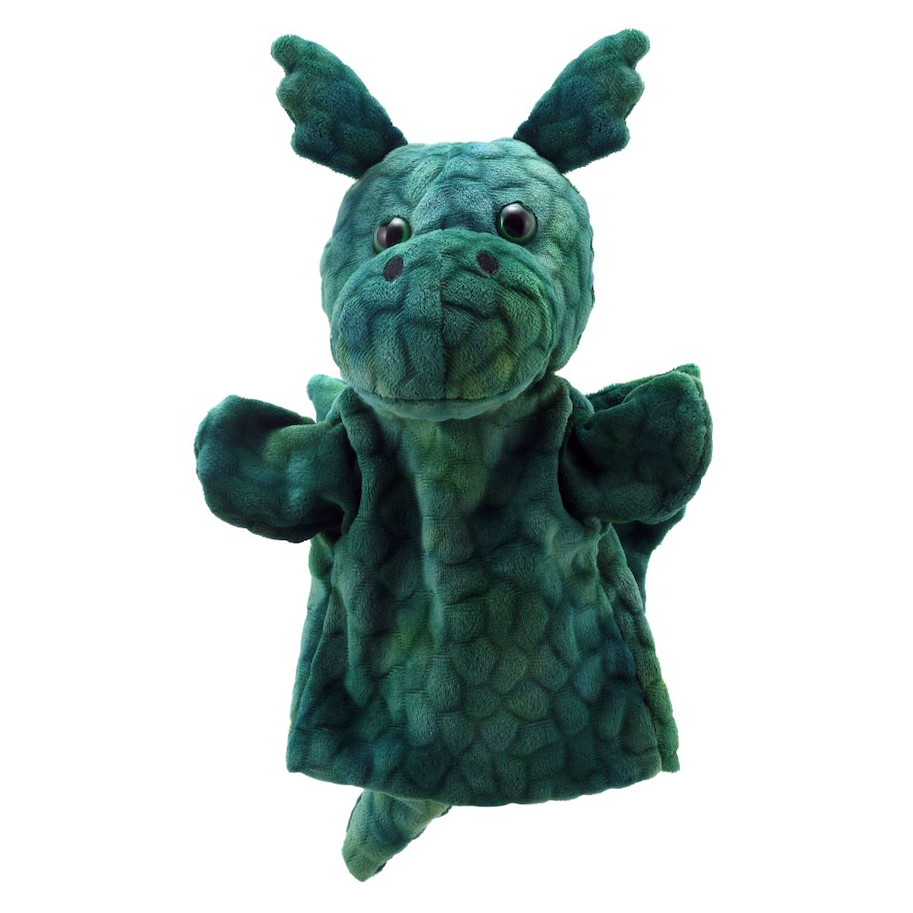 Eco Puppet Drache grün 25 cm