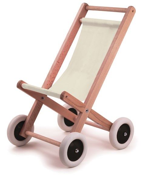 Puppen-Buggy mit Gummibereiften Rädern