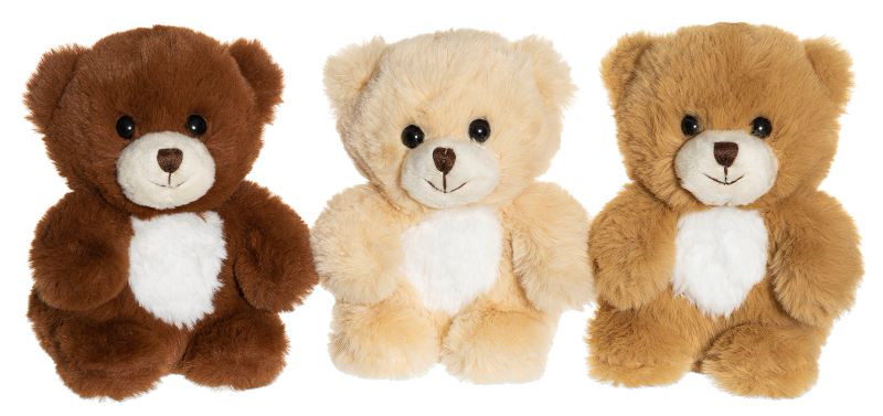 Mini Teddy's Nallar, 3-farbig sortiert