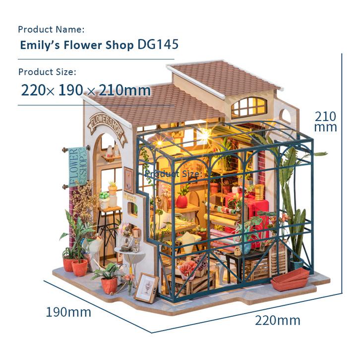 Modellbausatz 'EMILY'S FLOWER SHOP'
