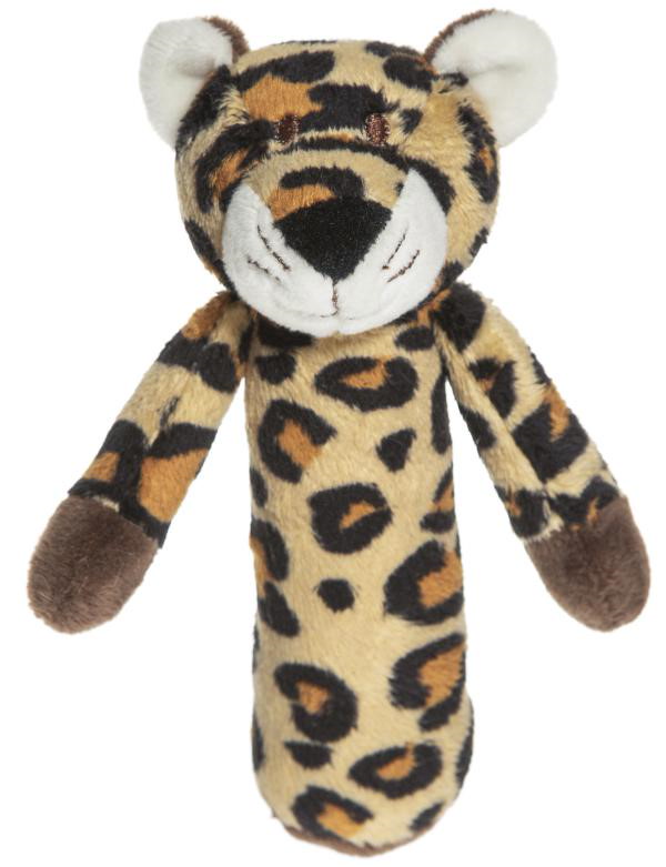 Plüsch Rassel Diinglisar Leopard 15 cm