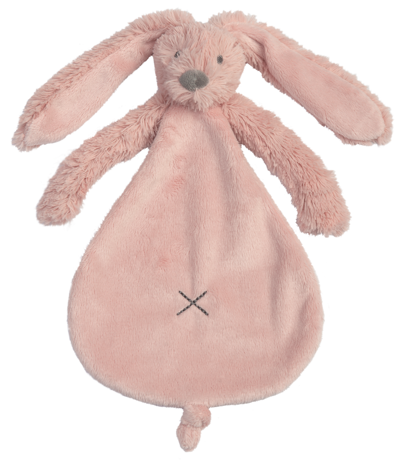 Schmusetuch Hase Richie pink 25 cm