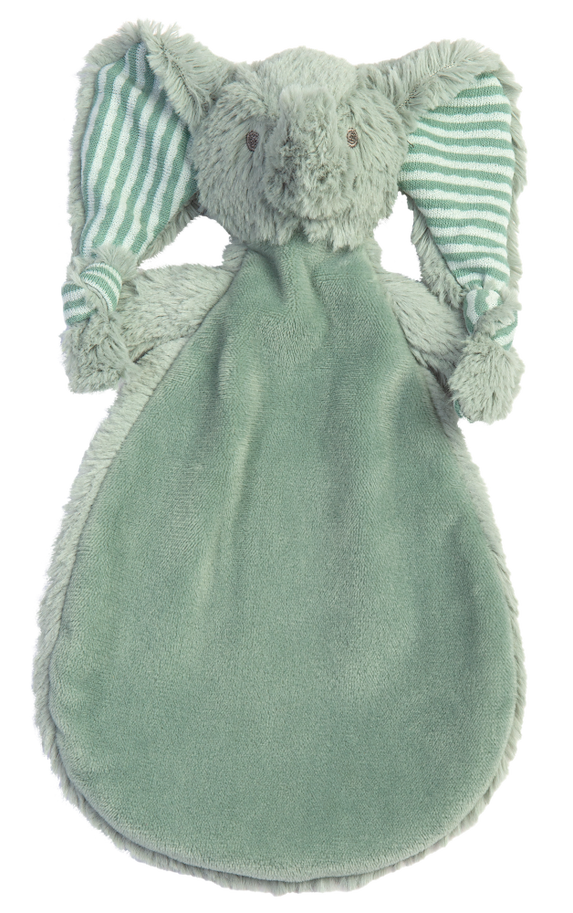 Schmusetuch Elefant Eddy grün 26 cm
