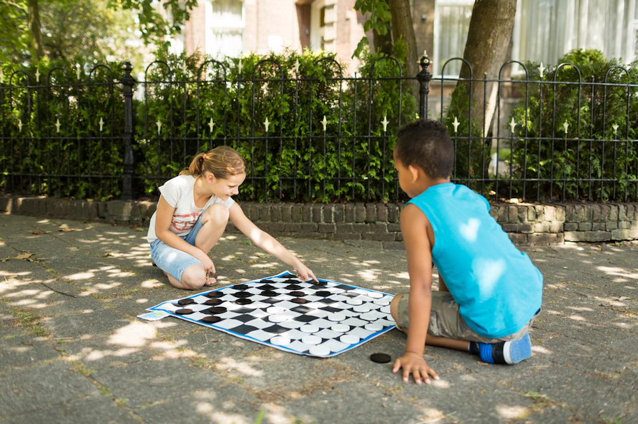 Riesen Dame Spiel 85 cm