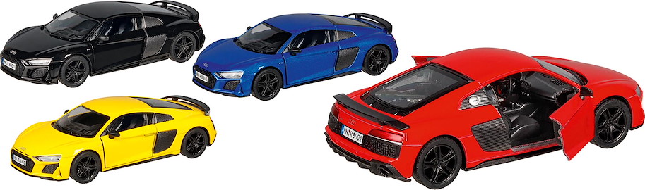 Audi R8 Coupé, Spritzguss, 1:36