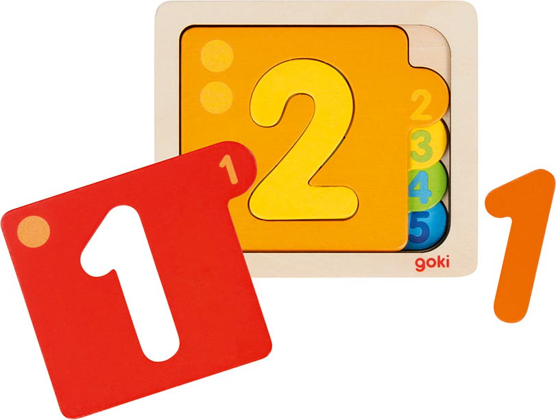 Schichtenpuzzle Zahlen