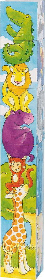 Würfelpuzzle Safari & Arktis