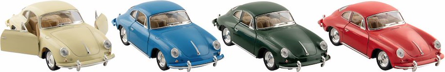 Porsche 356 B Carrera  2, Spritzguss, 1:32