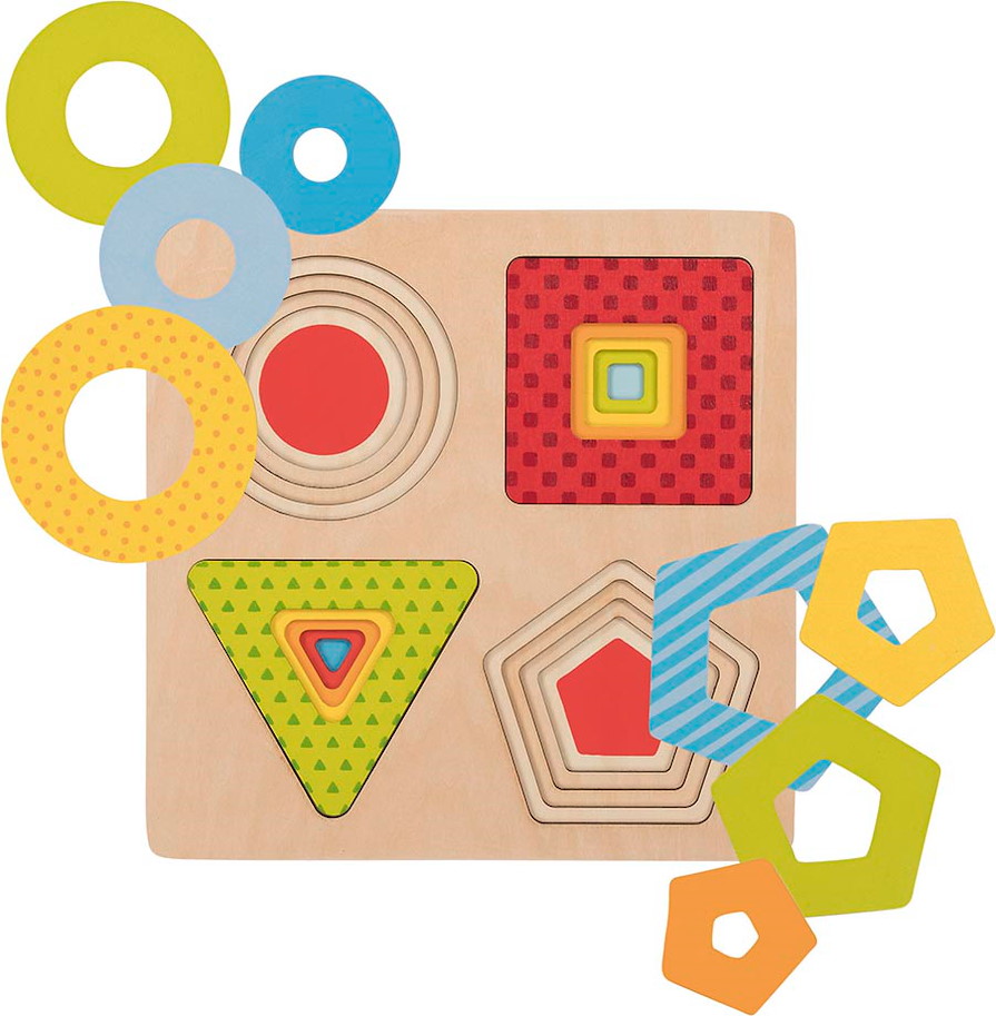 Schichtenpuzzle Formen