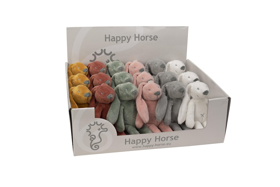 Mini Hasen Richie farbig sortiert in einer Display-Box