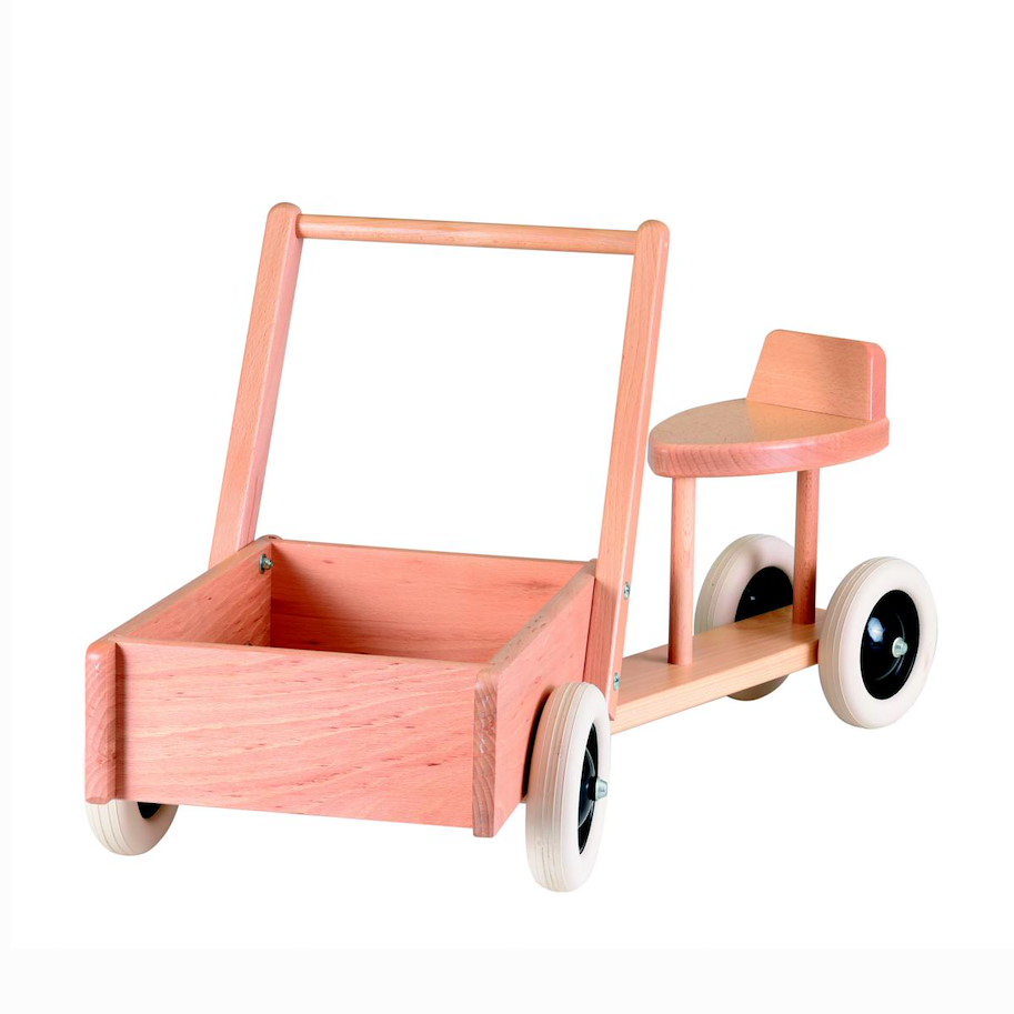 Rutscher mit Wagen