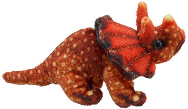 Fingerpuppe Triceratops orange