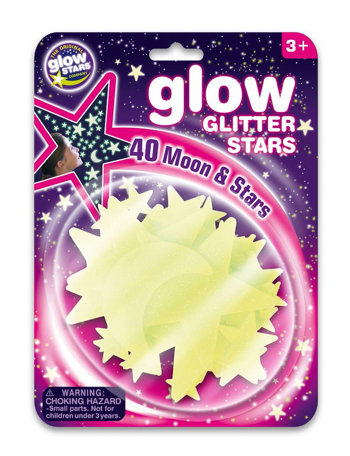 Glitter Sterne Glow in the Dark