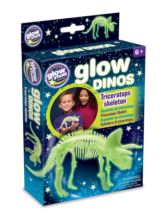 Triceratops Skelett Glow in the Dark