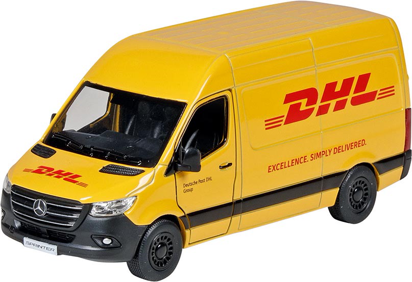 Mercedes Benz Sprinter DHL, Spritzguss, 1:48