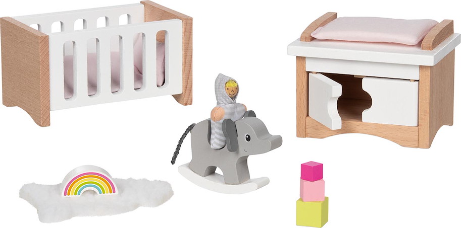 Babyzimmerausstattung für das Puppenhaus, 12-teilig