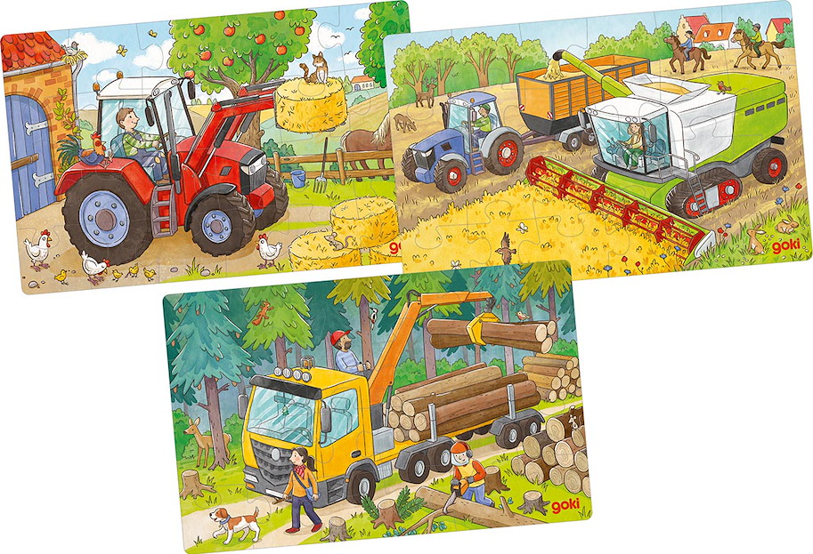Puzzleset Fahrzeuge