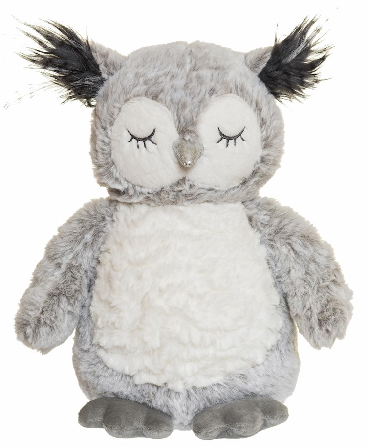 Plüsch Eule Tove grau 25  cm