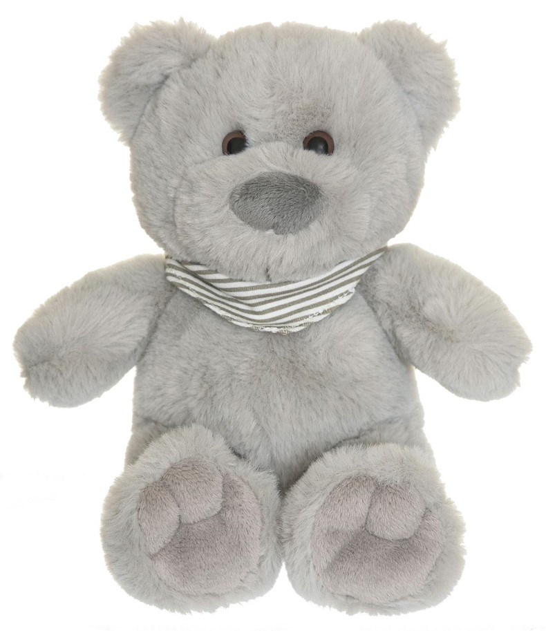 Plüsch Teddy Malte grau 25  cm