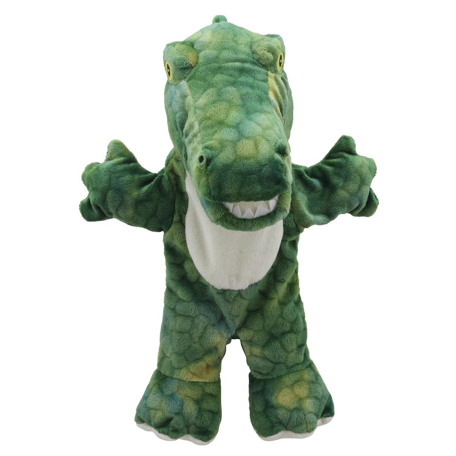 Handpuppe Öko Krokodil ca. 32 cm
