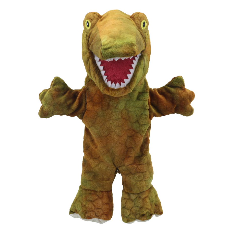 Handpuppe Öko T-Rex Braun ca. 32 cm
