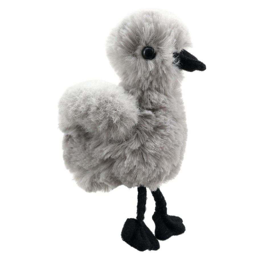 Fingerpuppe Flamingo-Küken ca. 15 cm
